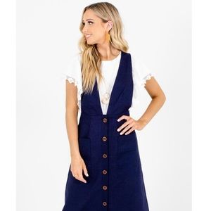 Bella Ella Boutique navy blue jumper